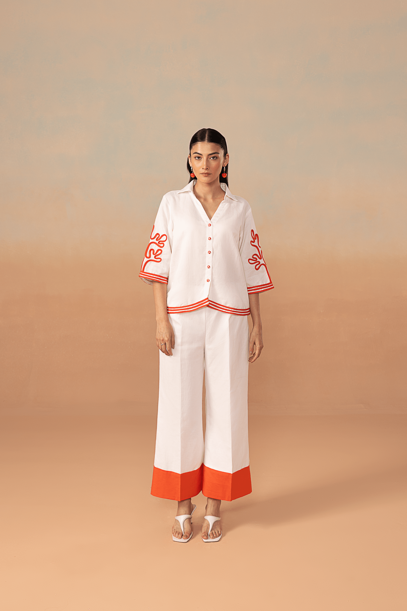 Coral Wave Co - ord Set - aVynā