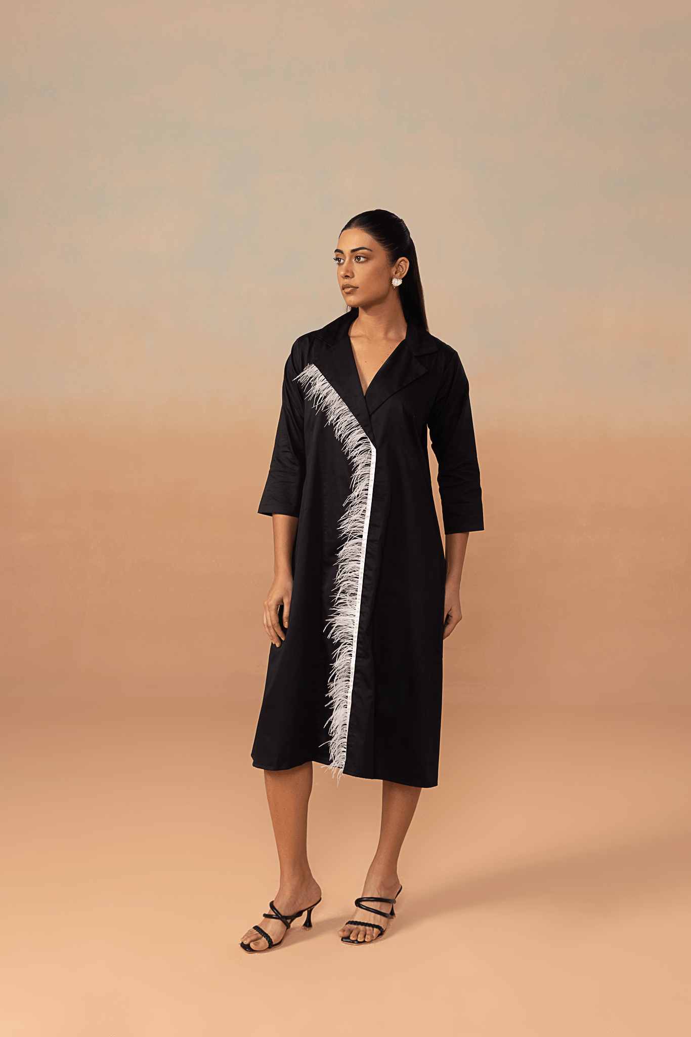 Elysian Feather Dress - aVynā