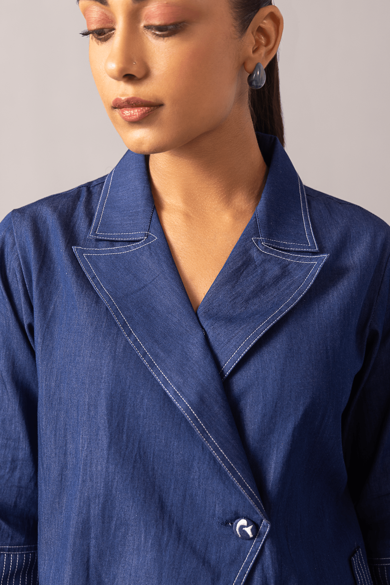 Indigo Edge Co - ord Set - aVynā