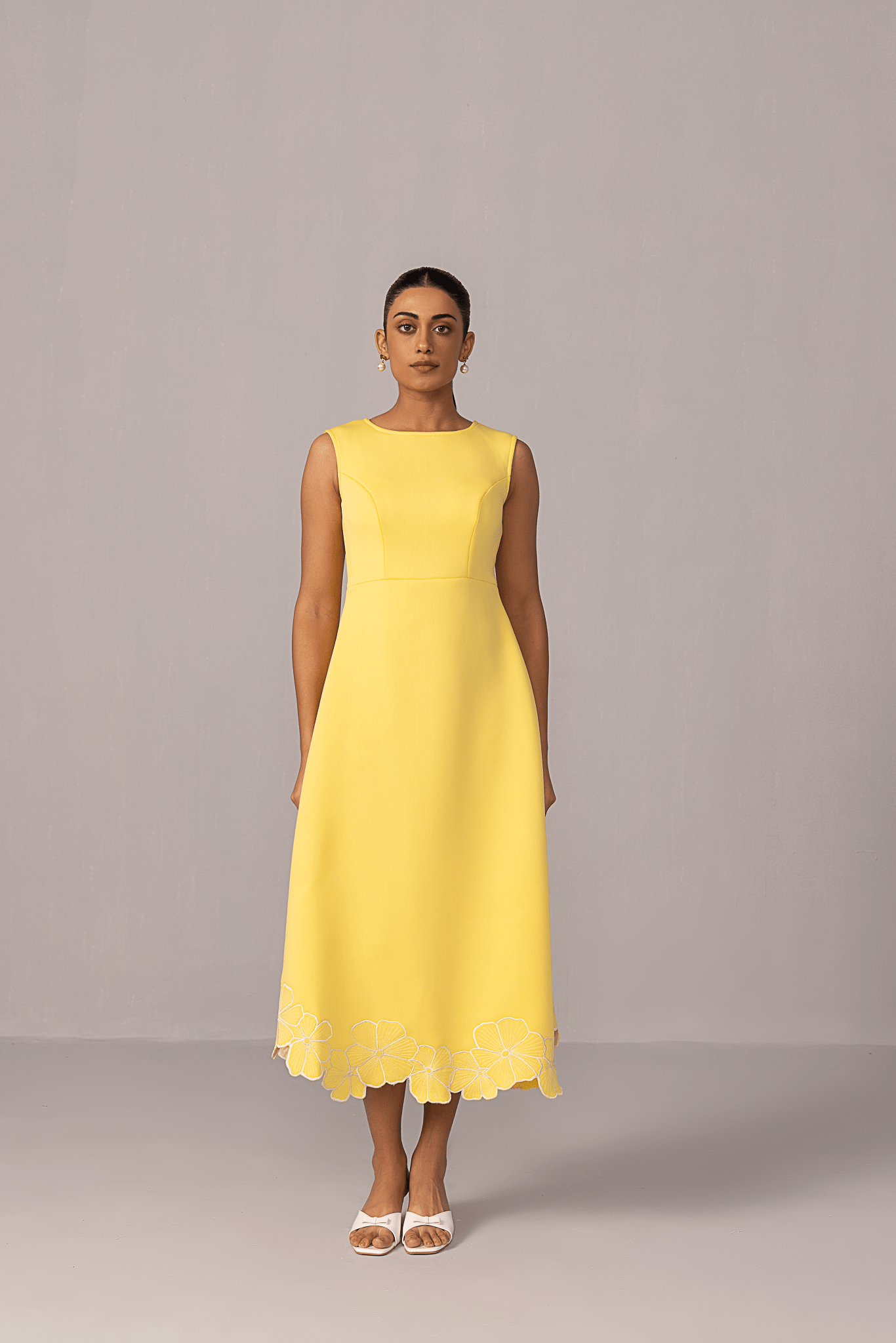Neoprene Cape Dress - aVynā