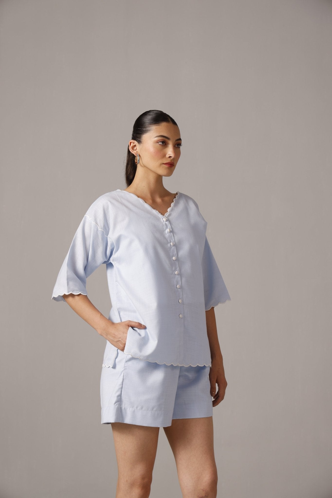 Resort Wear Scallop Co - ord - aVynā