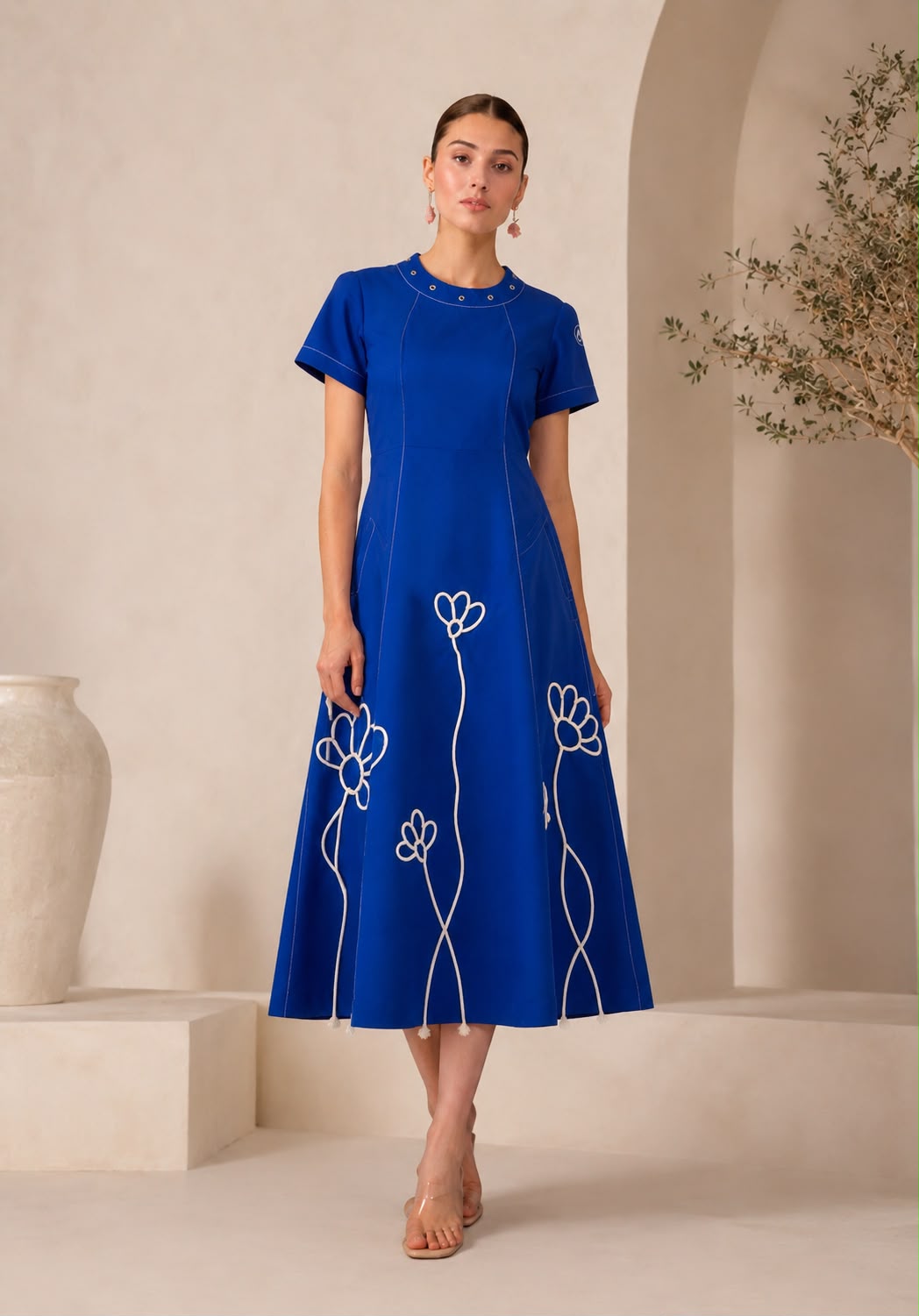 Cobalt Midi Dress