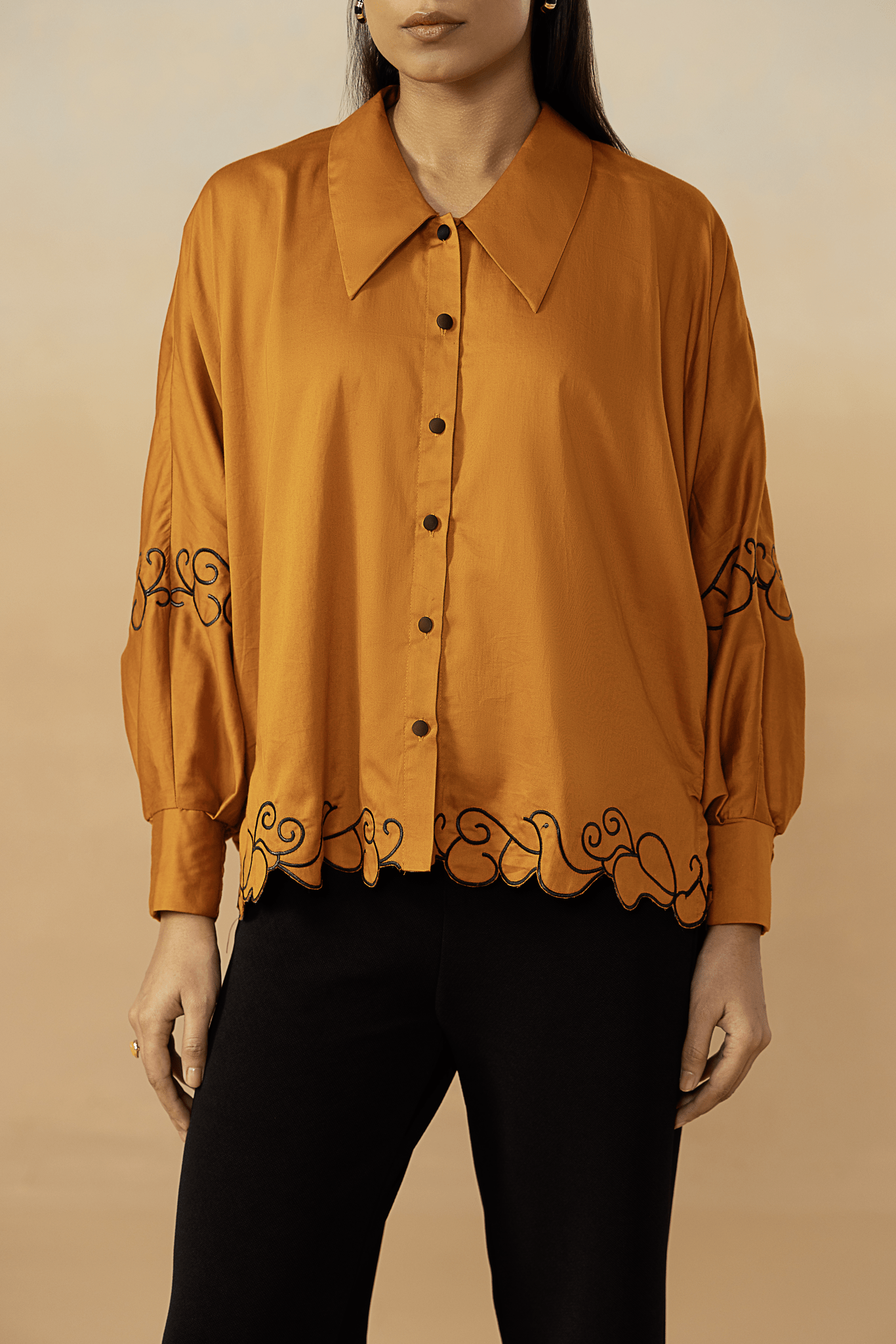 Amber Whirl Shirt - aVynā