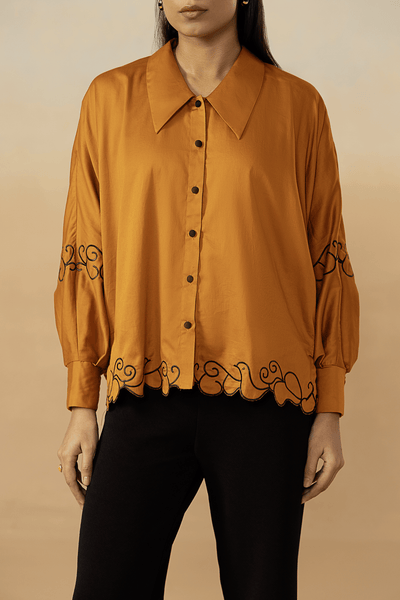 Amber Whirl Shirt - aVynā