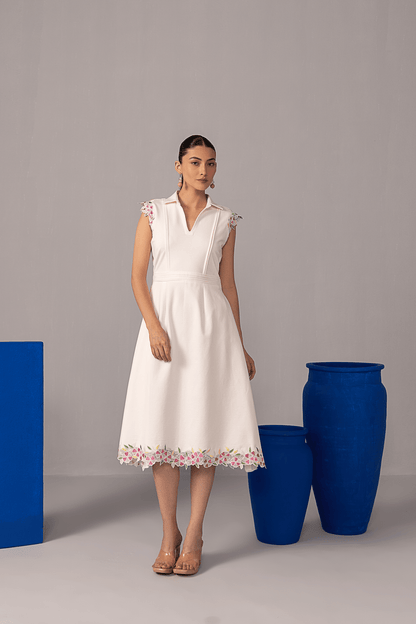 Blossom Edge Dress - aVynā