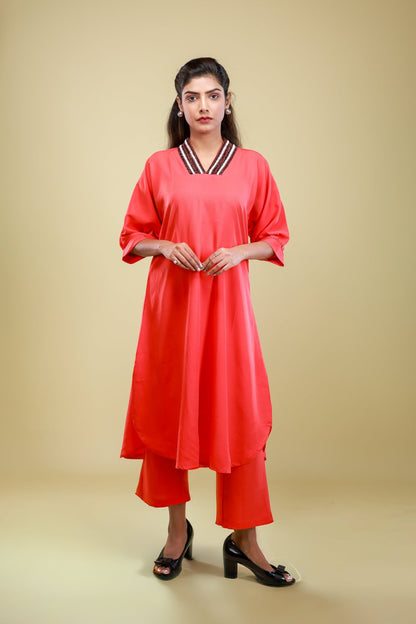 Coral Cascade Co - ord Set - aVynā