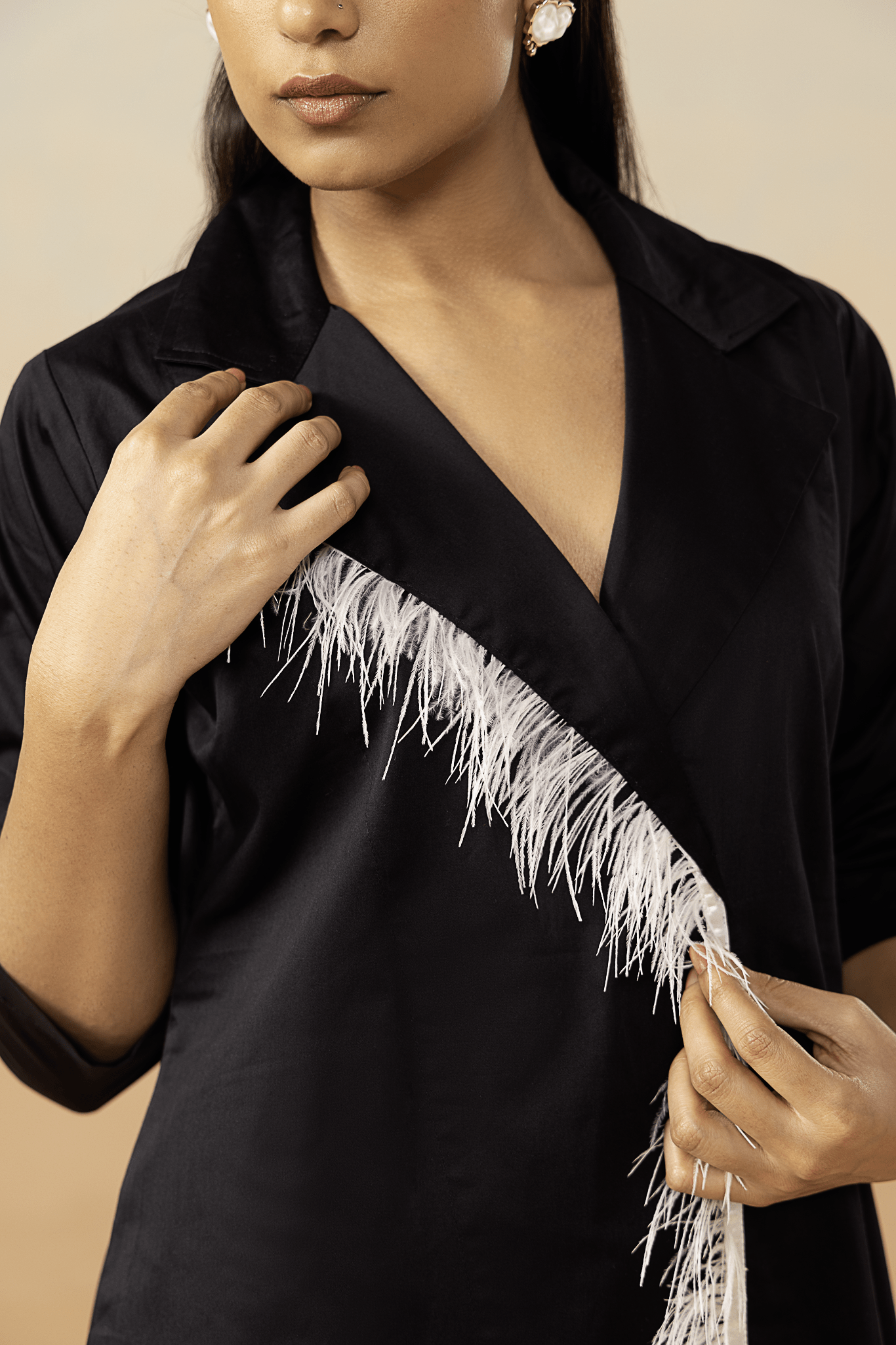 Elysian Feather Dress - aVynā