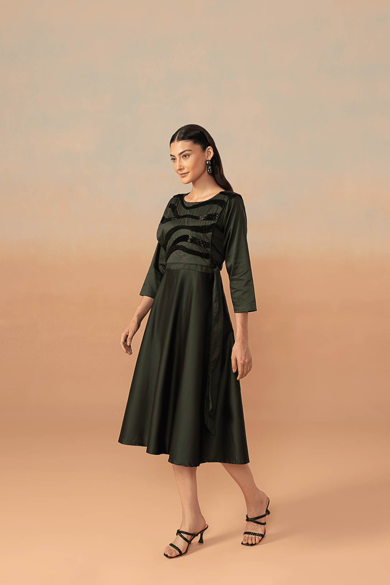 Emerald Noir Dress - aVynā
