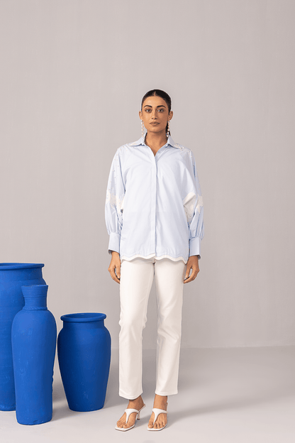 Lustre Pearl Shirt - aVynā