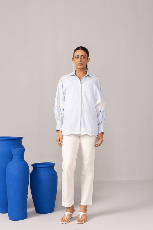 Lustre Pearl Shirt - aVynā