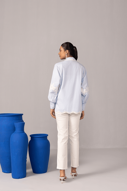 Lustre Pearl Shirt - aVynā