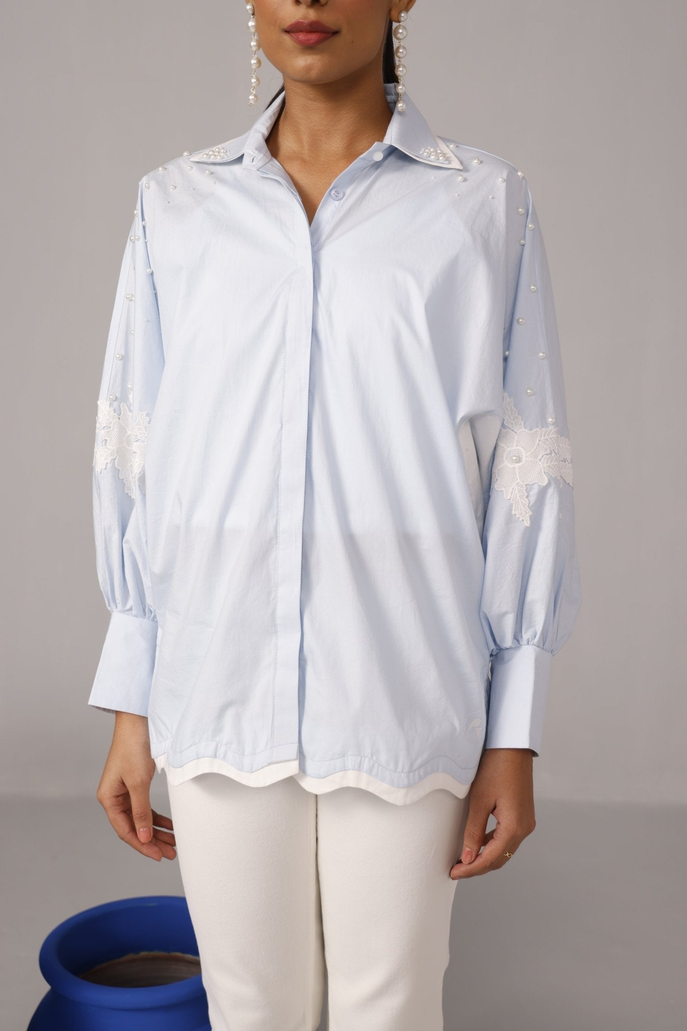 Lustre Pearl Shirt - aVynā