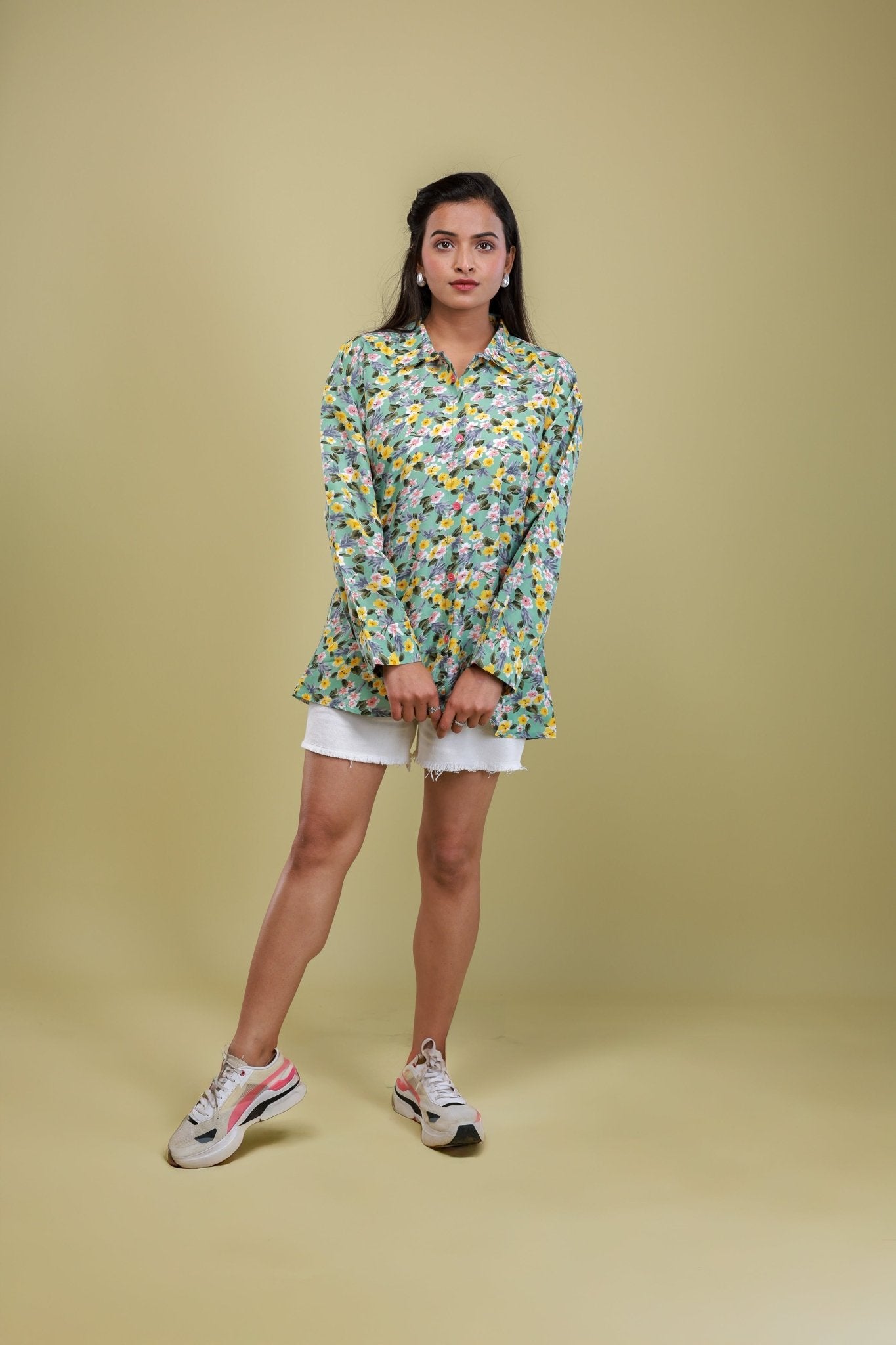 Meadow Song Floral Shirt - aVynā