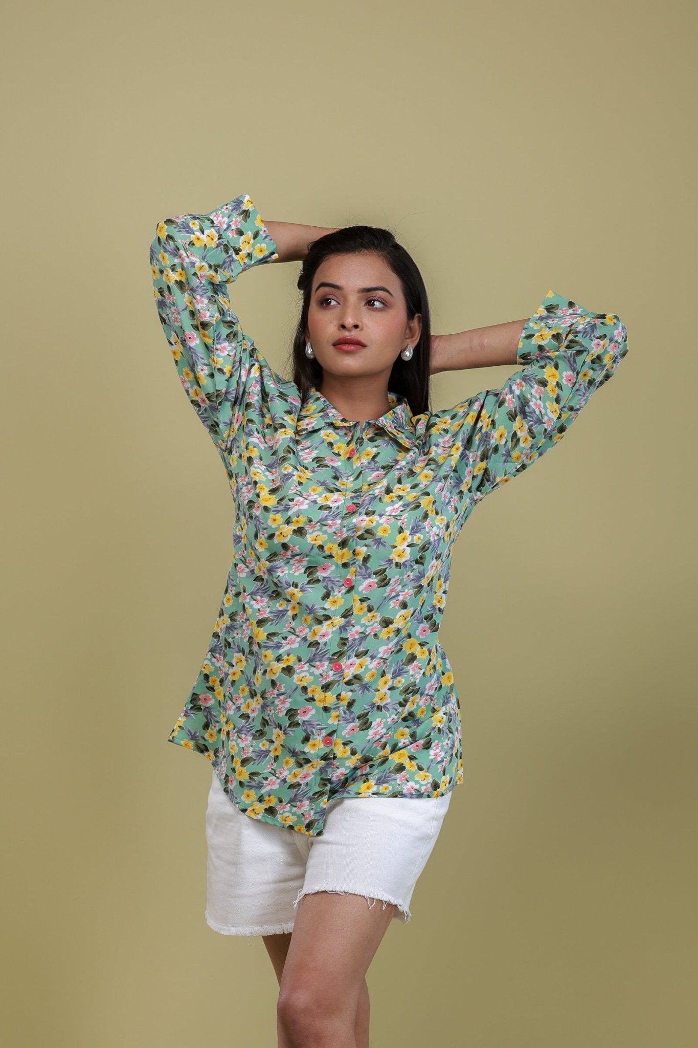 Meadow Song Floral Shirt - aVynā