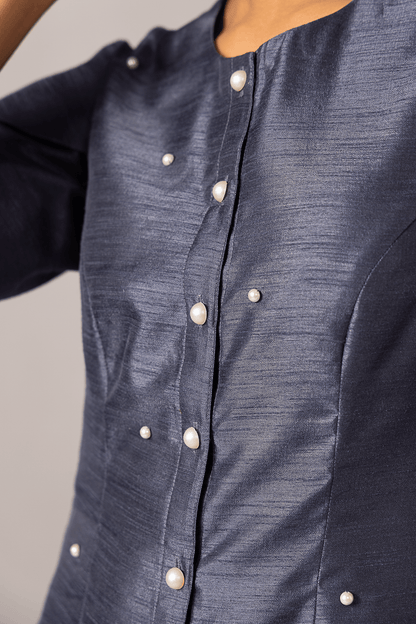 Midnight Pearl Dress - aVynā