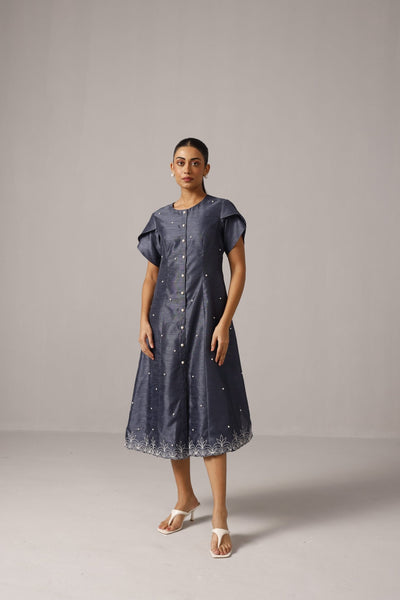 Midnight Pearl Dress - aVynā