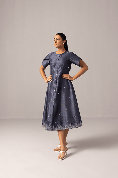 Midnight Pearl Dress - aVynā