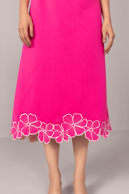 Neoprene Cape Dress - aVynā