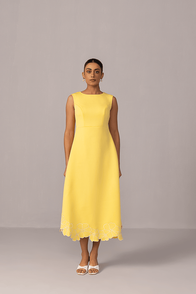 Neoprene Cape Dress - aVynā