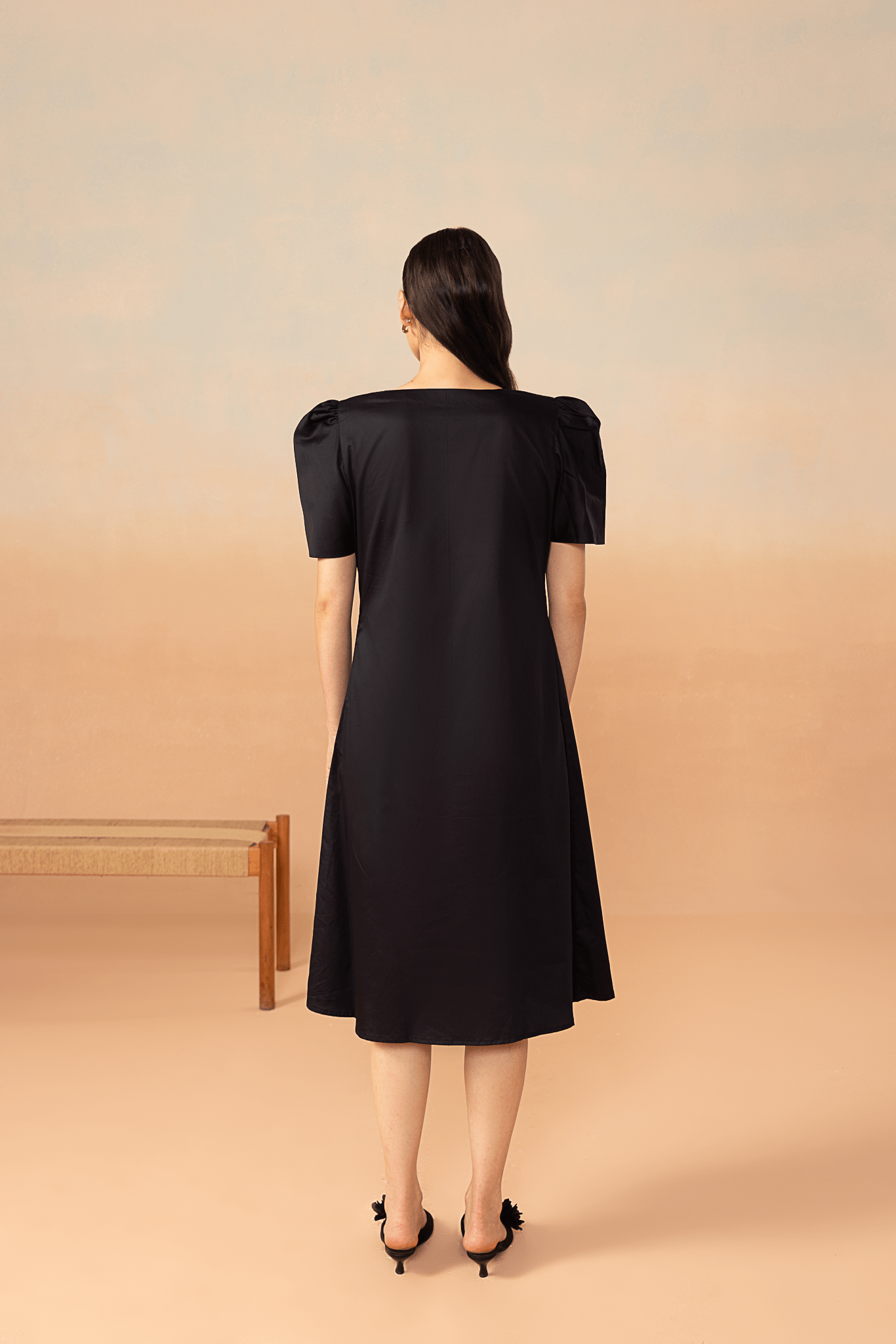 Noir Blossom Dress - aVynā