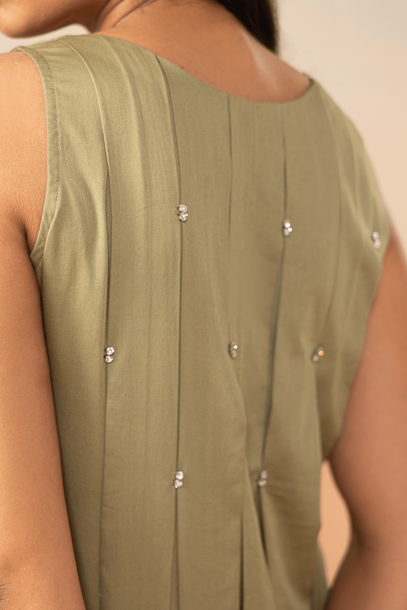 Olive Cascade Top - aVynā