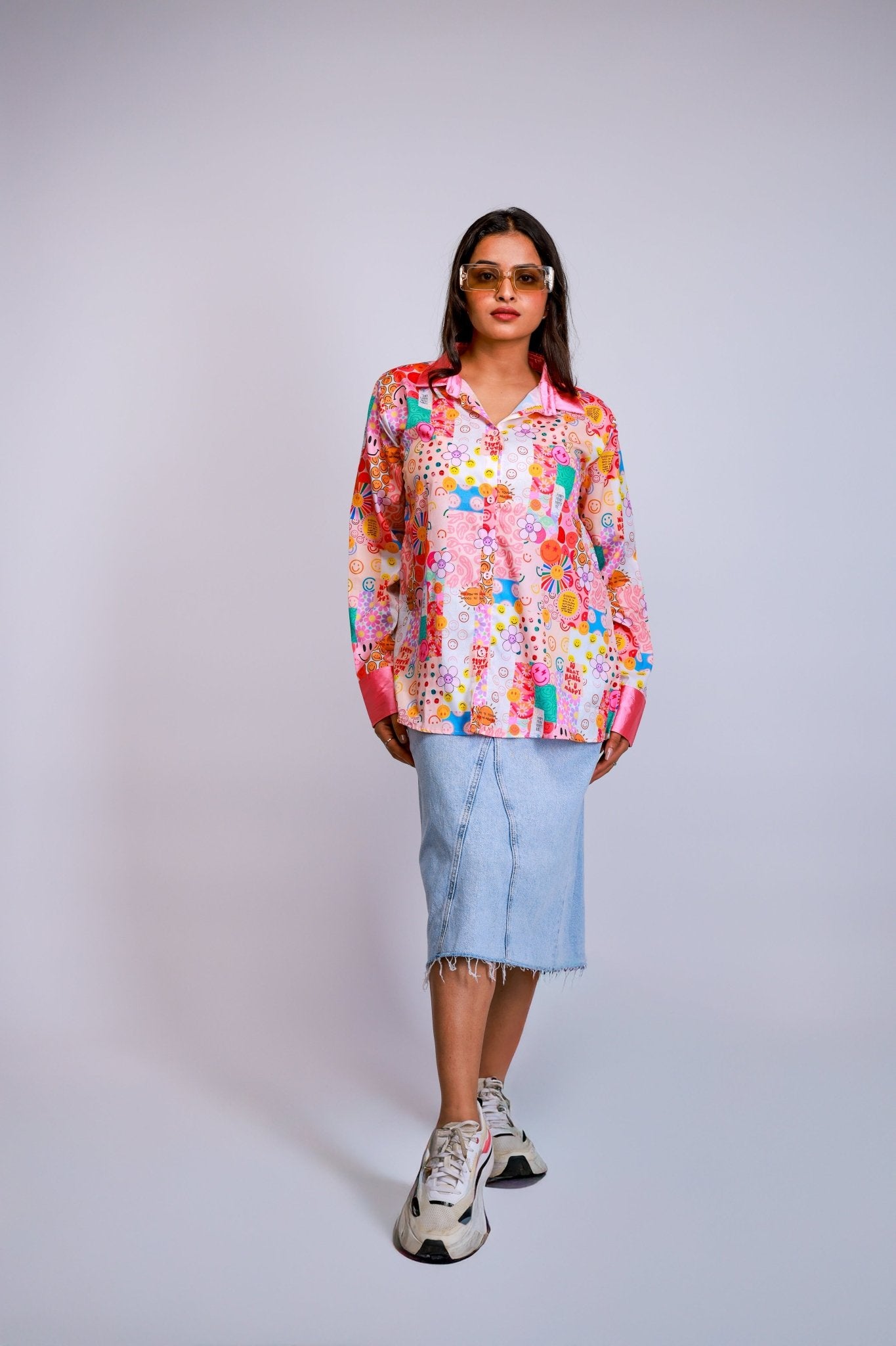 Pop Parade Summer Crepe Shirt - aVynā