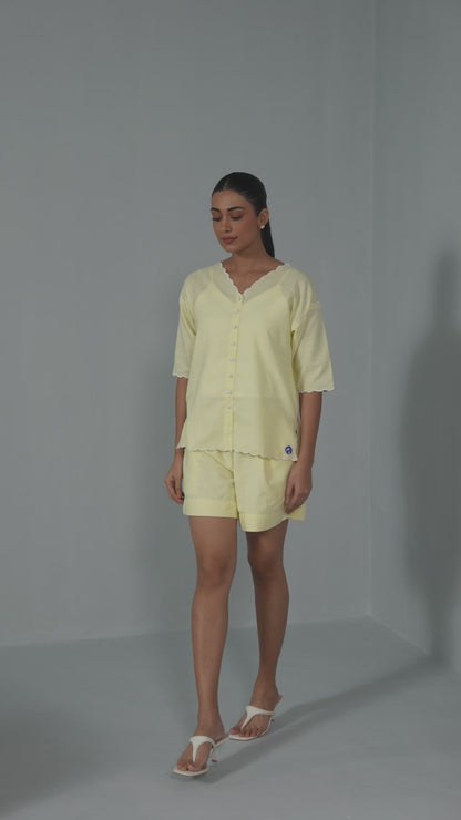 Resort Wear Scallop Co-ord