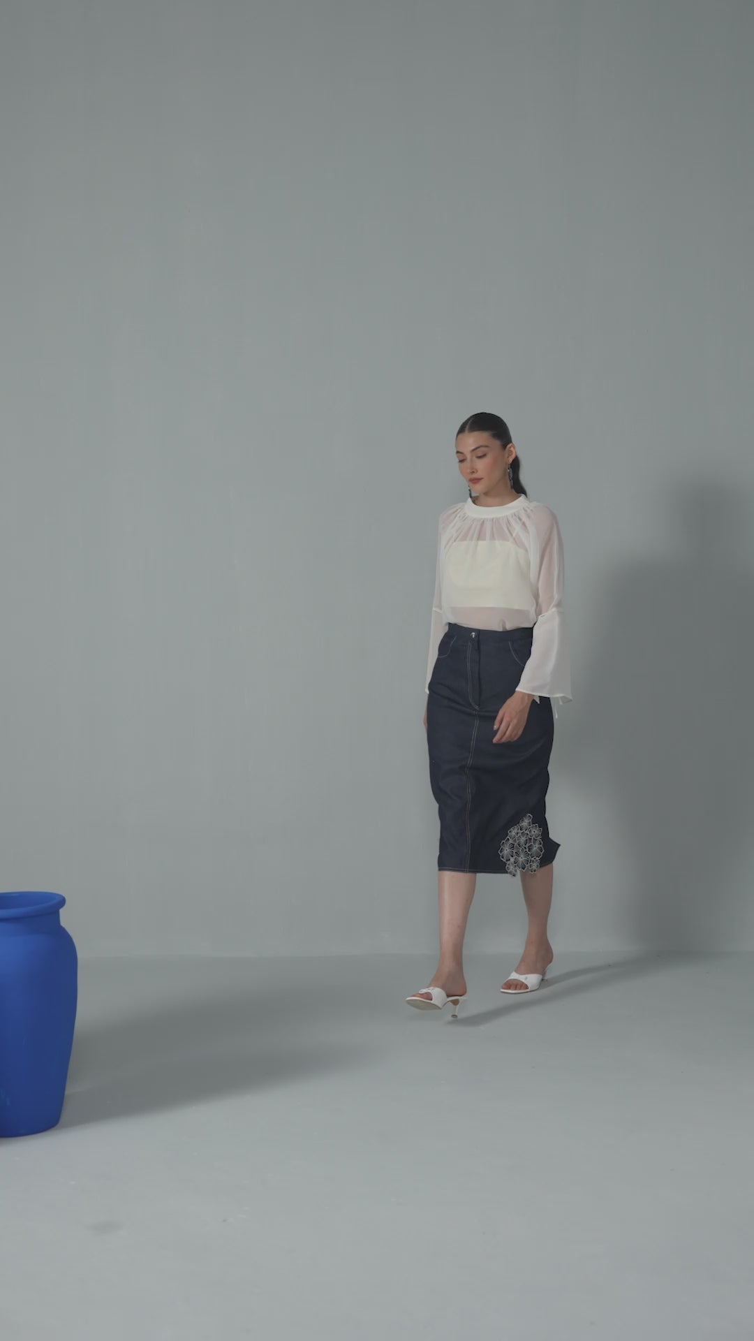 Load video: Sheer Elegance Top