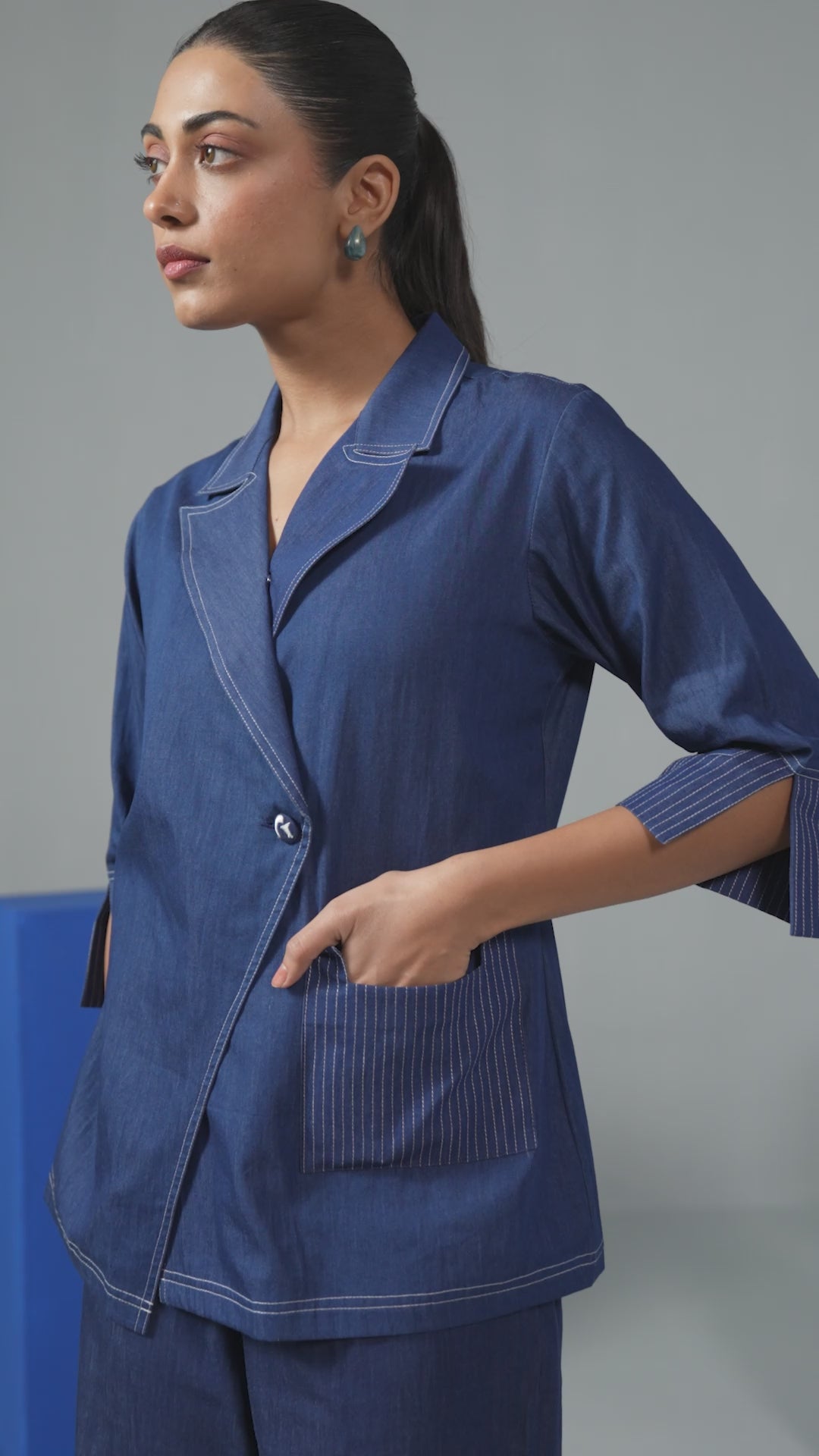 Indigo Edge Co-ord Set