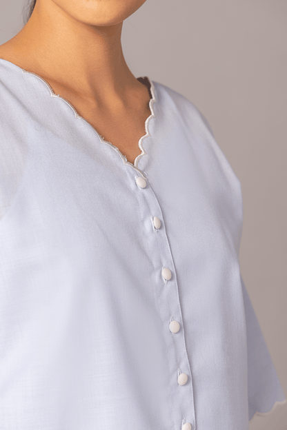 Resort Wear Scallop Co - ord - aVynā