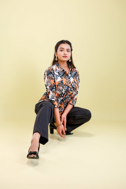 Tangerine Tropics Co - ord Set - aVynā