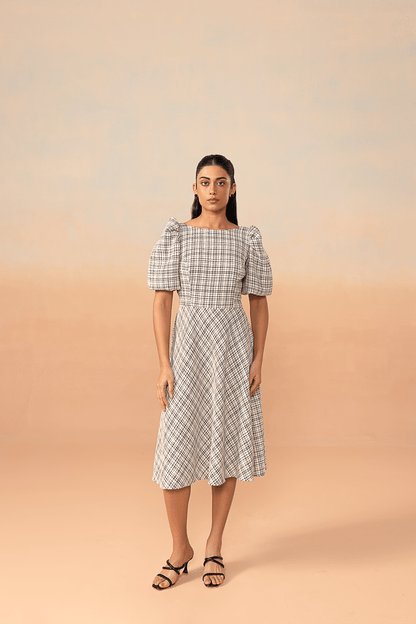 Vintage Check Dress - aVynā