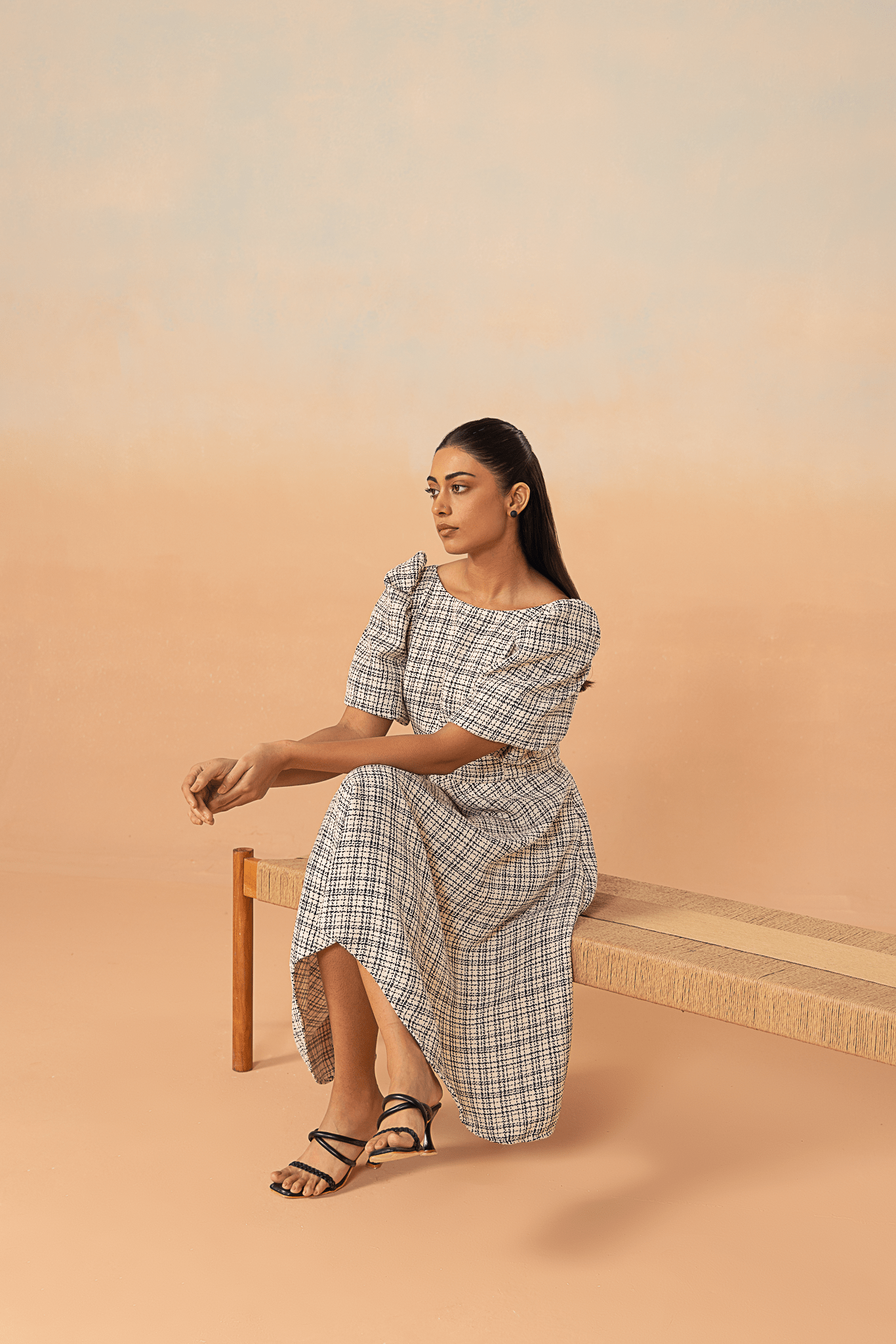 Vintage Check Dress - aVynā