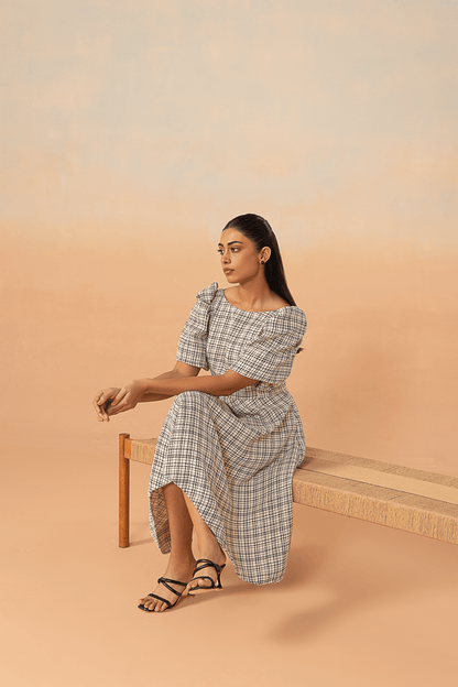 Vintage Check Dress - aVynā